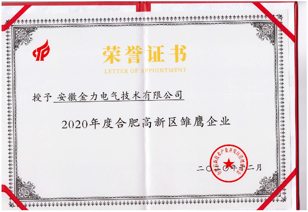 合肥高新区雏鹰企业